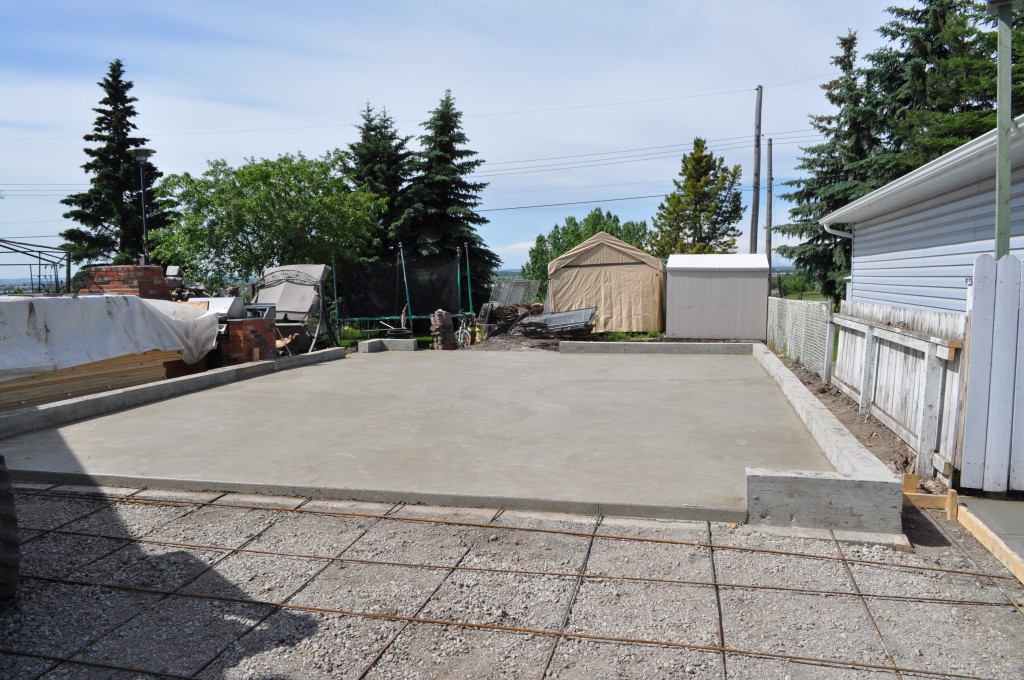 Concrete Garage Construction Calgary